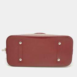 Pre Owned Louis Vuitton Rubis Epi Leather Alma GM Bag