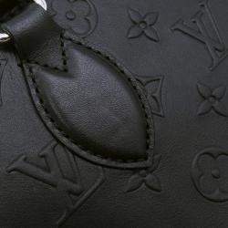 Pre Owned Louis Vuitton Onthego PM Noir Monogram Calf Leather Tote Bag
