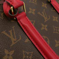 Pre Owned Louis Vuitton Soufflot BB Cerise Monogram Handbag