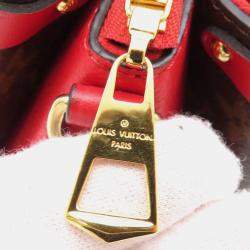 Pre Owned Louis Vuitton Soufflot BB Cerise Monogram Handbag