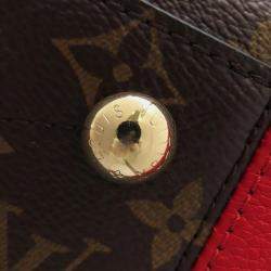 Pre Owned Louis Vuitton Soufflot BB Cerise Monogram Handbag