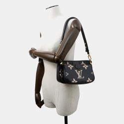 Pre Owned Louis Vuitton Multi Pochette Accessoires Bicolor Monogram Empreinte Leather Shoulder Bag