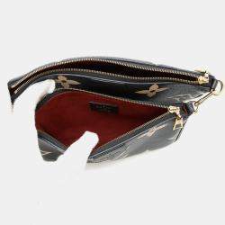 Pre Owned Louis Vuitton Multi Pochette Accessoires Bicolor Monogram Empreinte Leather Shoulder Bag