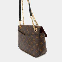Pre Owned Louis Vuitton Passy Brown Monogram Canvas Handbag
