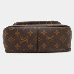 Pre Owned Louis Vuitton Passy Brown Monogram Canvas Handbag