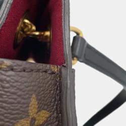 Pre Owned Louis Vuitton Passy Brown Monogram Canvas Handbag
