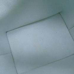 Pre Owned Louis Vuitton Nano Noe Pistachio Green Damier Licious Handbag