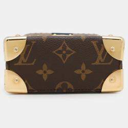 Pre Owned Louis Vuitton Camera Box Noir Monogram Reverse Canvas Handbag