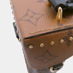 Pre Owned Louis Vuitton Camera Box Noir Monogram Reverse Canvas Handbag