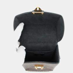 Pre Owned Louis Vuitton Camera Box Noir Monogram Reverse Canvas Handbag