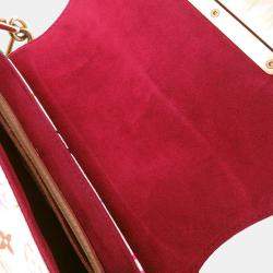 Pre Owned Louis Vuitton Marilyn Blanc Red Multicolor Monogram Shoulder Bag