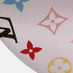 Pre Owned Louis Vuitton Marilyn Blanc Red Multicolor Monogram Shoulder Bag