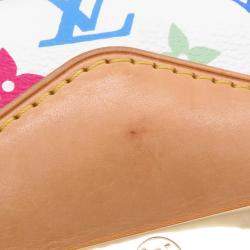 Pre Owned Louis Vuitton Marilyn Blanc Red Multicolor Monogram Shoulder Bag