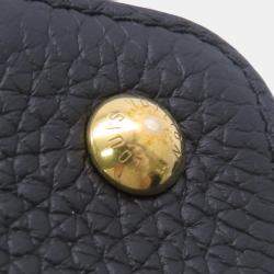Pre Owned Louis Vuitton Capucines Mini Noir Taurillon Leather Handbag