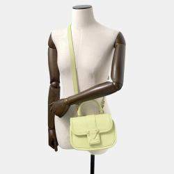 Pre Owned Louis Vuitton Hyde And City Vert Note Epi Leather Shoulder Bag