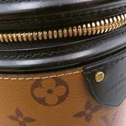 Pre Owned Louis Vuitton Cannes Noir Monogram Reverse Canvas Shoulder Bag