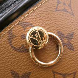 Pre Owned Louis Vuitton Cannes Noir Monogram Reverse Canvas Shoulder Bag