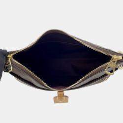 Pre Owned Louis Vuitton Odeon MM Brown Monogram Canvas Shoulder Bag