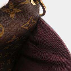 Pre Owned Louis Vuitton Odeon MM Brown Monogram Canvas Shoulder Bag