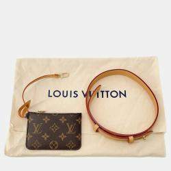 Pre Owned Louis Vuitton All In Bordeaux Monogram Size Bb