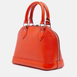 Pre Owned Louis Vuitton Orange Epi Alma BB