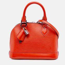Pre Owned Louis Vuitton Orange Epi Alma BB