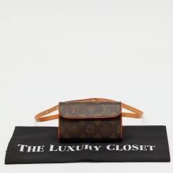 Pre Owned Louis Vuitton Monogram Canvas Pochette Florentine Belt Bag