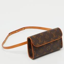 Pre Owned Louis Vuitton Monogram Canvas Pochette Florentine Belt Bag
