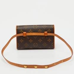 Pre Owned Louis Vuitton Monogram Canvas Pochette Florentine Belt Bag