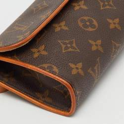Pre Owned Louis Vuitton Monogram Canvas Pochette Florentine Belt Bag