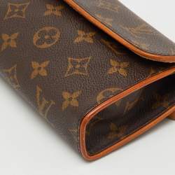 Pre Owned Louis Vuitton Monogram Canvas Pochette Florentine Belt Bag