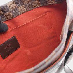 Pre Owned Louis Vuitton Clifton Shoulder Tote Bag Damier Canvas Ebene