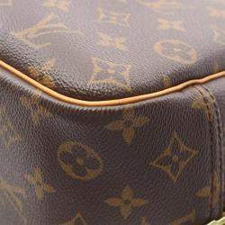 Pre Owned Louis Vuitton Deauville Bowling Vanity Handbag Monogram Canvas