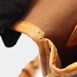 Pre Owned Louis Vuitton Gibeciere Pm Shoulder Bag Crossbody Monogram Brown