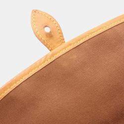 Pre Owned Louis Vuitton Gibeciere Pm Shoulder Bag Crossbody Monogram Brown