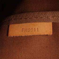 Pre Owned Louis Vuitton Samuel 35 Crossbody Shoulder Bag Monogram Canvas Brown