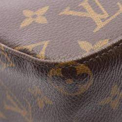 Pre Owned Louis Vuitton Looping MM One Shoulder Bag Monogram Brown