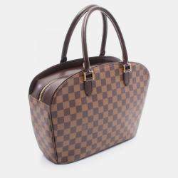 Pre Owned Louis Vuitton Sarria Horizontal Handbag Damier Ebene
