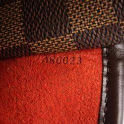 Pre Owned Louis Vuitton Sarria Horizontal Handbag Damier Ebene