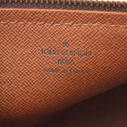 Pre Owned Louis Vuitton Papillon 26 Handbag Monogram Canvas Leather Brown