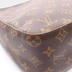 Pre Owned Louis Vuitton Looping MM One Shoulder Bag Monogram Brown