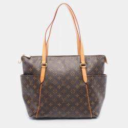 Pre Owned Louis Vuitton Totally MM Shoulder Tote Bag Monogram Canvas