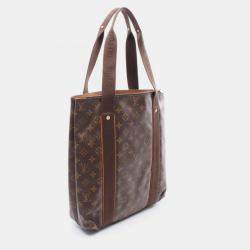 Pre Owned Louis Vuitton Cabas Beaubourg Shoulder Tote Handbag Monogram