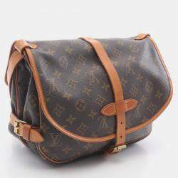 Pre Owned Louis Vuitton Saumur 30 Crossbody Shoulder Bag Monogram Canvas