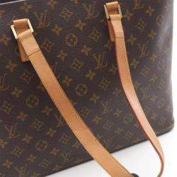 Pre Owned Louis Vuitton Luco Shoulder Tote Bag Monogram Canvas