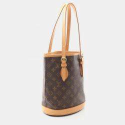 Pre Owned Louis Vuitton Bucket Pm Monogram