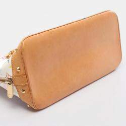 Pre Owned Louis Vuitton Alma Monogrammulticolor Blanc