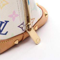Pre Owned Louis Vuitton Alma Monogrammulticolor Blanc
