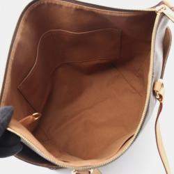 Pre Owned Louis Vuitton Totally Mm Shoulder Tote Bag Monogram Canvas Brown