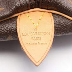 مملوكة مسبقًا حقيبة يد دافل لوي فيتون كيبول 45 سفر كانفاس مونوغرام